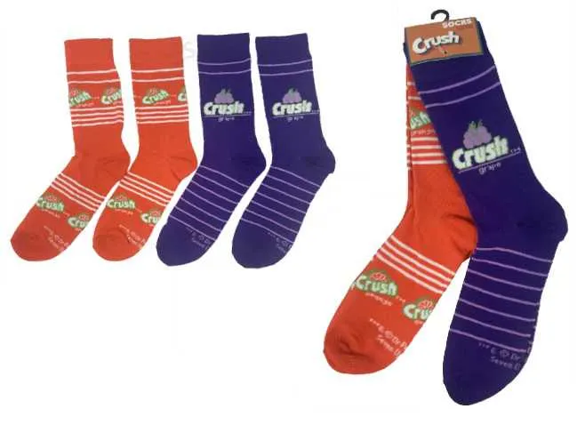 2-Pack, Licensed Adult Novelty Crew Socks