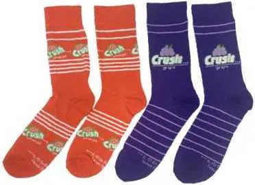 2-Pack, Licensed Adult Novelty Crew Socks