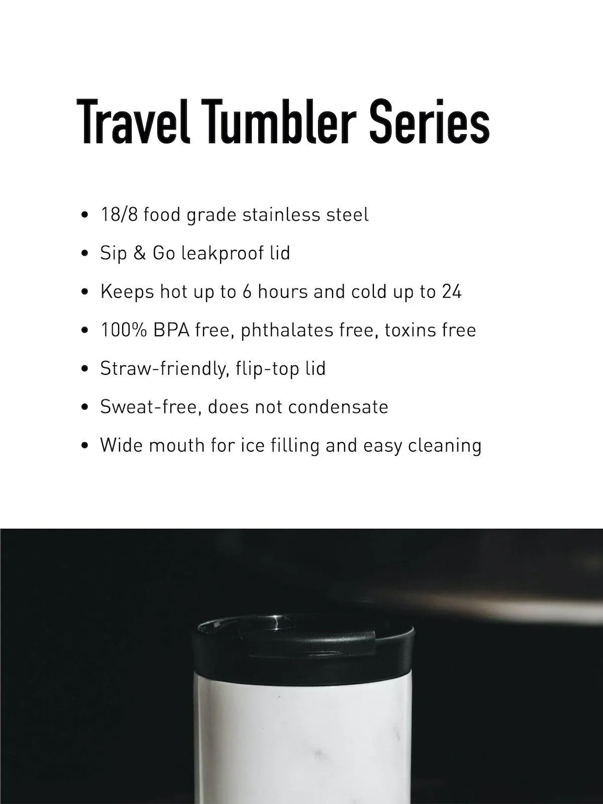 24Bottles Travel Tumbler Tuxedo Crossroads 600ml