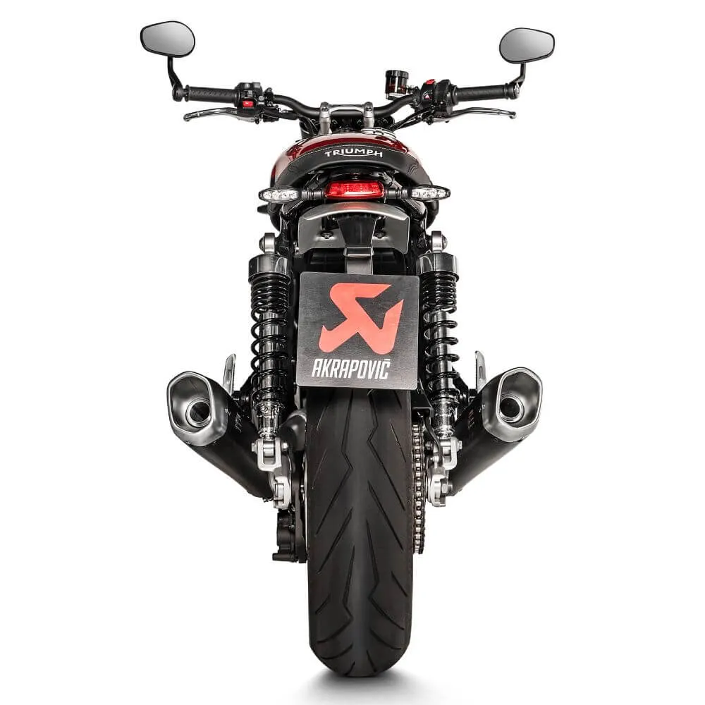 Akrapovic Titanium Twin Silencer Slip-On Kit S-T12SO2-HCQTBL