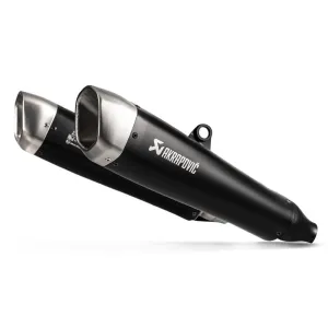 Akrapovic Titanium Twin Silencer Slip-On Kit S-T12SO2-HCQTBL
