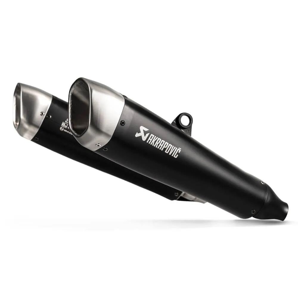 Akrapovic Titanium Twin Silencer Slip-On Kit S-T12SO2-HCQTBL