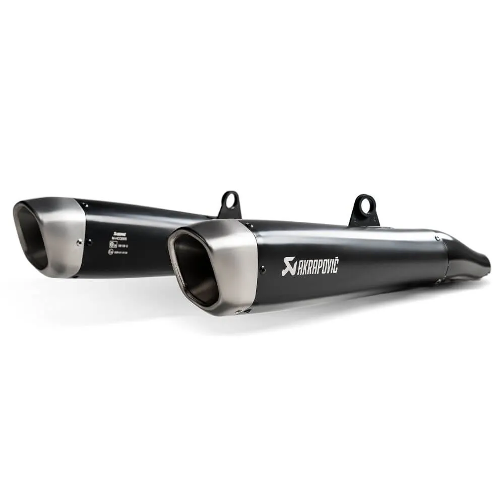 Akrapovic Titanium Twin Silencer Slip-On Kit S-T9SO2-HCQTBL