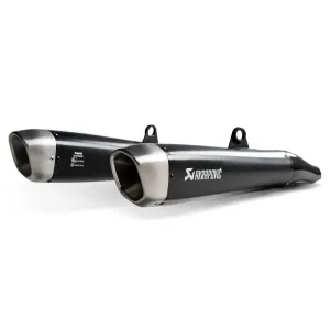 Akrapovic Titanium Twin Silencer Slip-On Kit S-T9SO2-HCQTBL