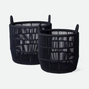 Amelia Baskets - Dark Navy