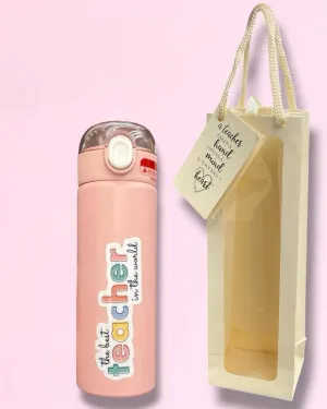 Best Teacher Gift Pink Tumbler