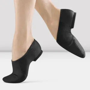 Bloch Ladies' Black Neo-Flex Slip On Leather Jazz Shoe