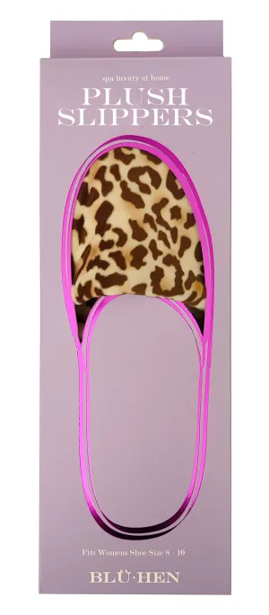 Bluhen - Leopard Print Slippers