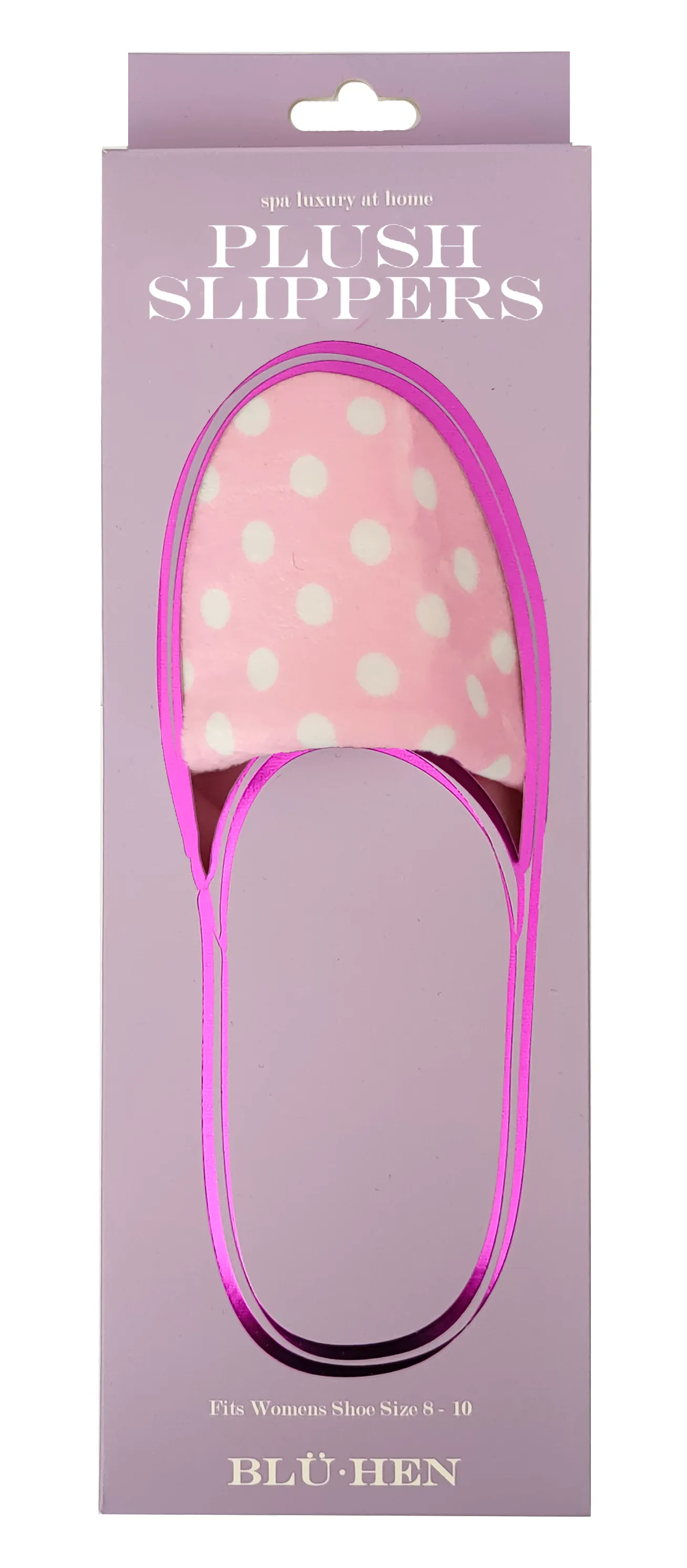 Bluhen - Pink Polka Dot Slippers