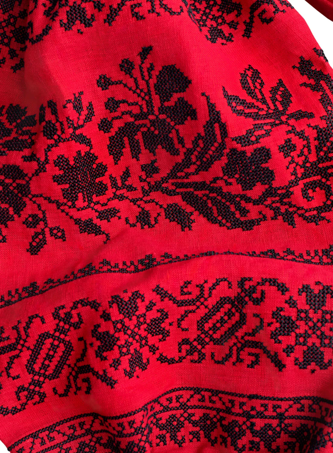 Boho style kaftan with embroidery