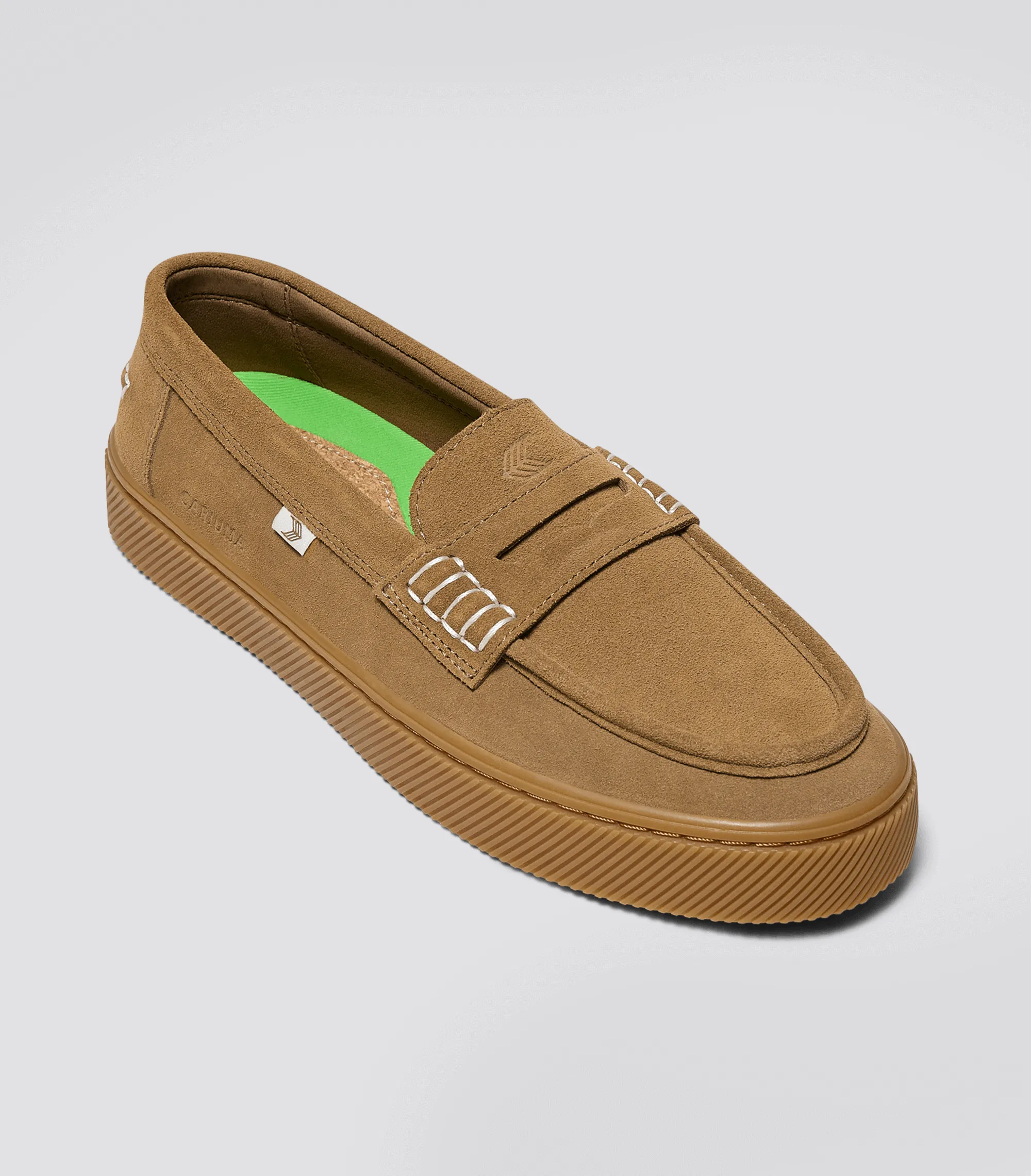 CAJU Loafer Gum Camel Suede Men
