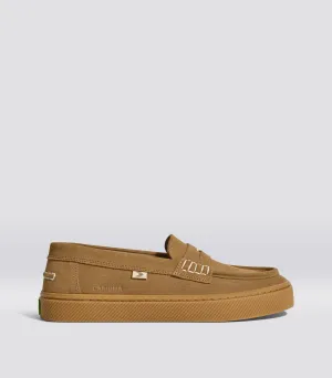 CAJU Loafer Gum Camel Suede Men