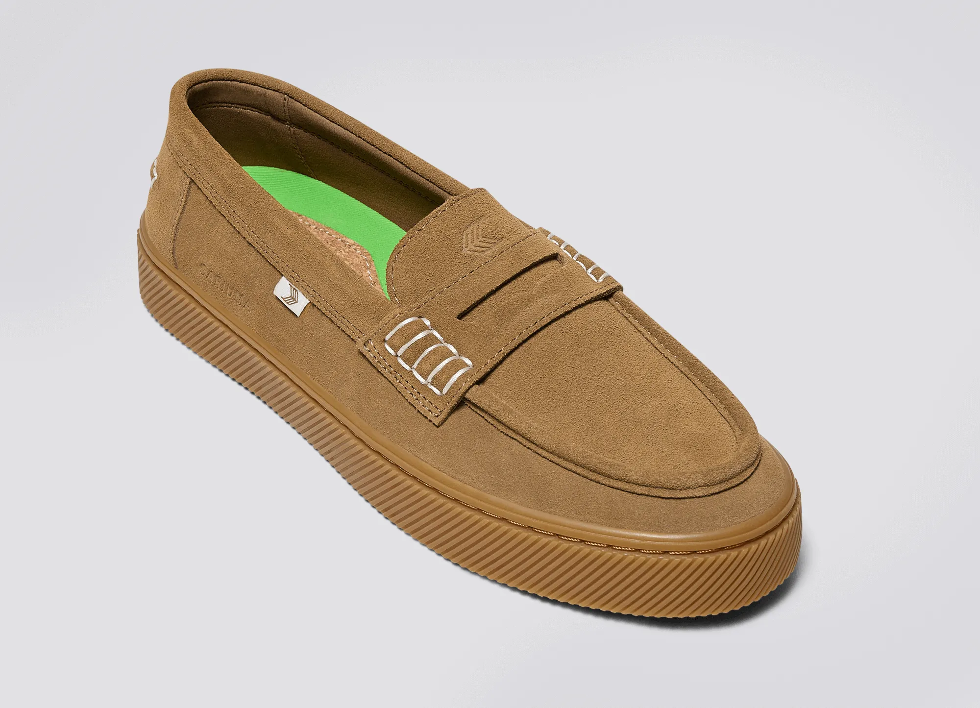 CAJU Loafer Gum Camel Suede Men
