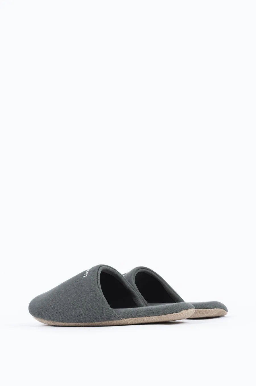 CARHARTT WIP SCRIPT EMBROIDERY SLIPPERS HEMLOCK GREEN