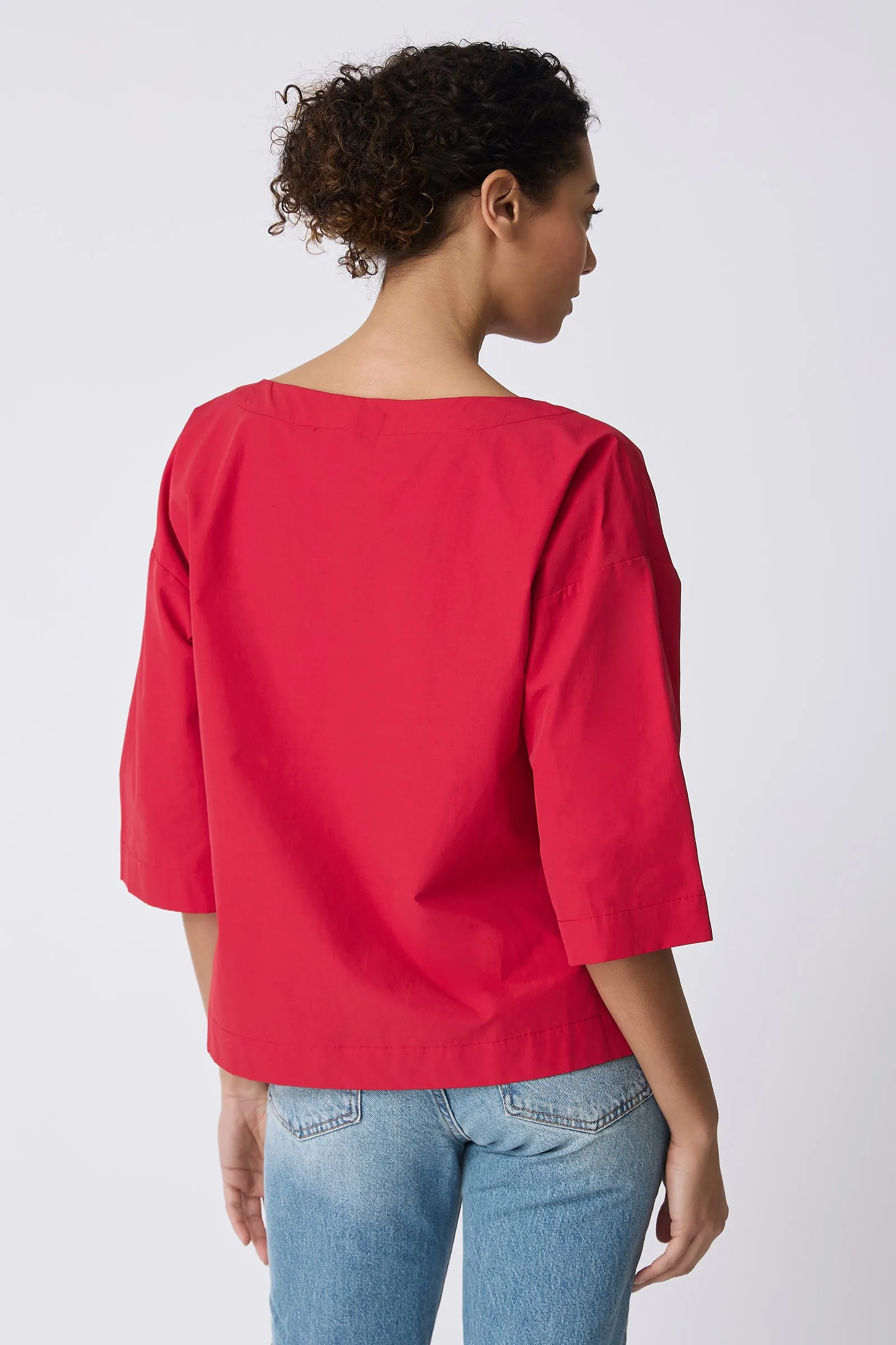 Carmen Pocket Tee - Red