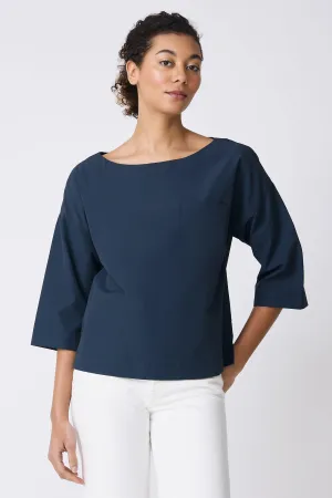Carmen Pocket Tee - Summer Navy