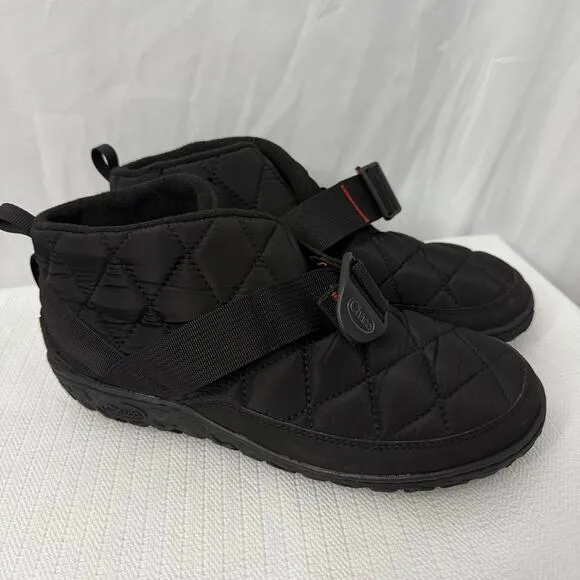 Chaco Ramble Puff Ankle Boot Mens Size 9 Black Slip On Comfort