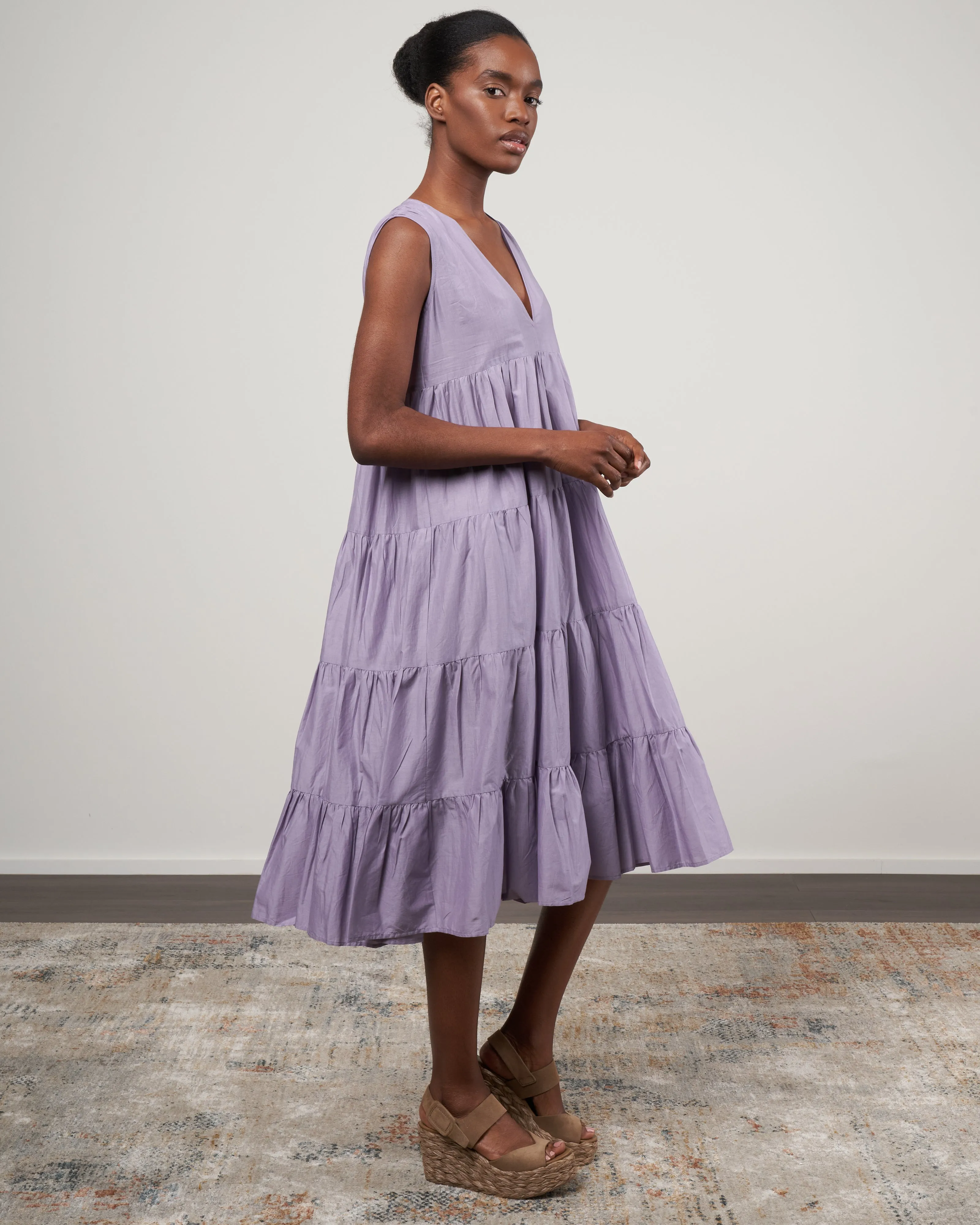 chelsea dress - lavender ash