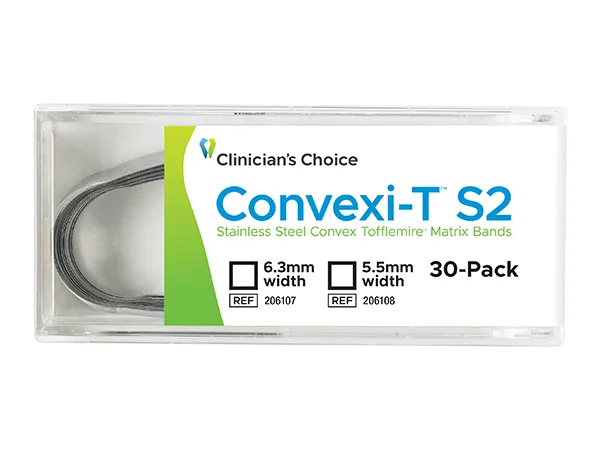 Clinician's Choice® Convexi-T™ Convex Tofflemire™ Matrix Bands