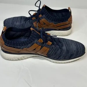 Cole Haan Mens Grandmotion Stitchlite Woven Navy Leather Sneaker Shoes - Size 11