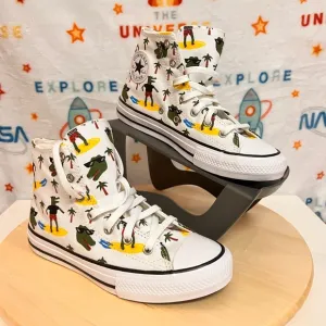 CONVERSE CTAS HI WHITE GATOR 🐊 WOMEN