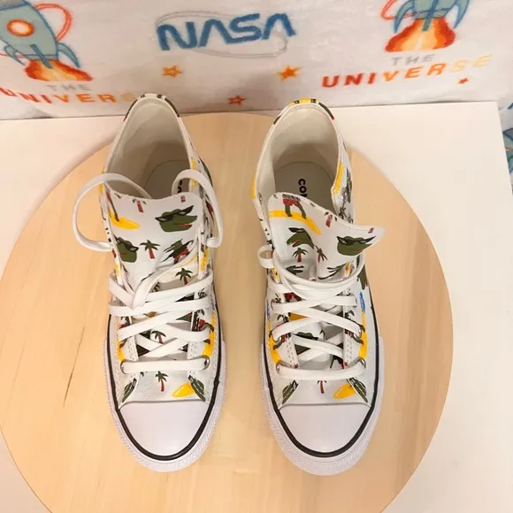 CONVERSE CTAS HI WHITE GATOR 🐊 WOMEN