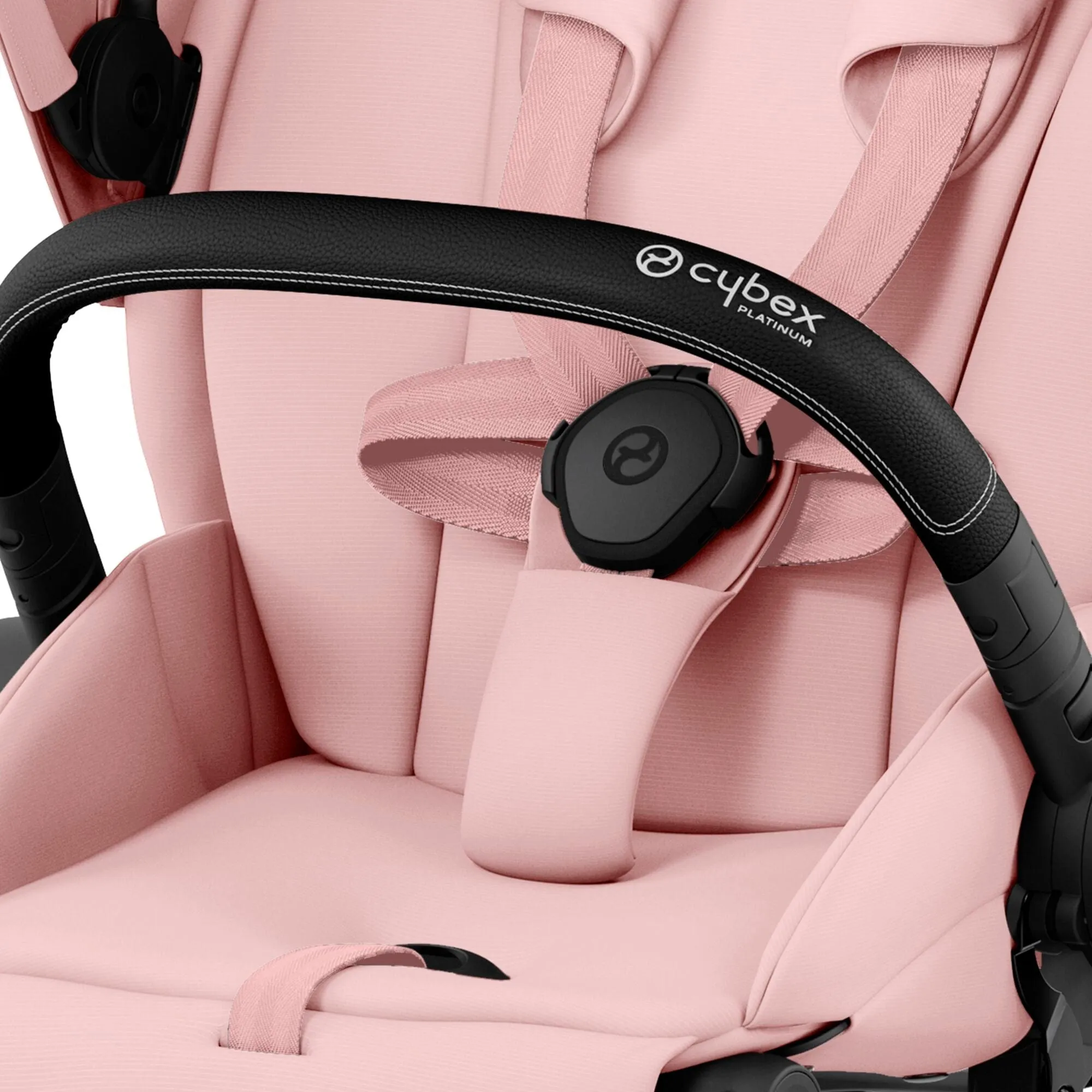 Cybex e-Priam & Lux Cot in Peach Pink
