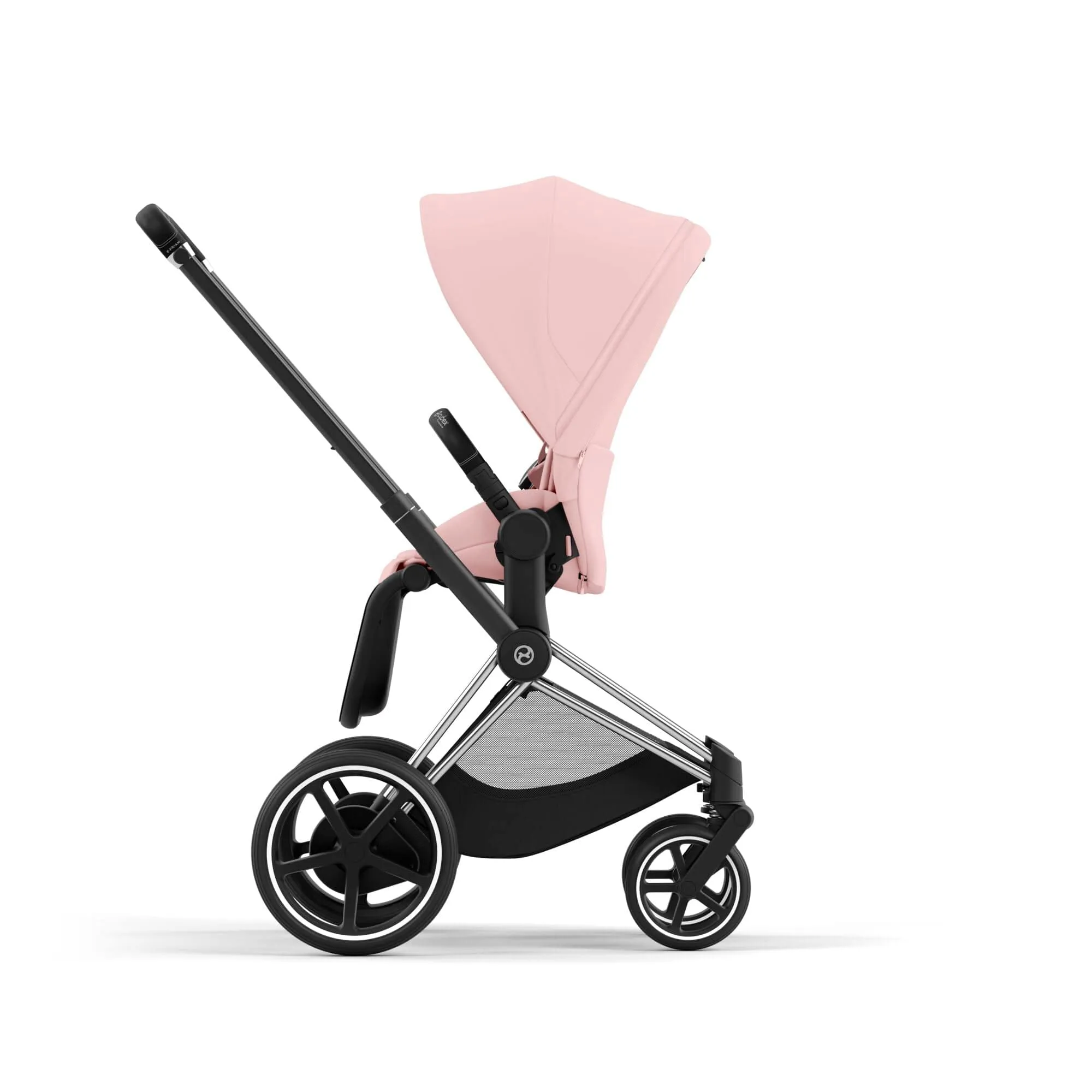 Cybex e-Priam & Lux Cot in Peach Pink