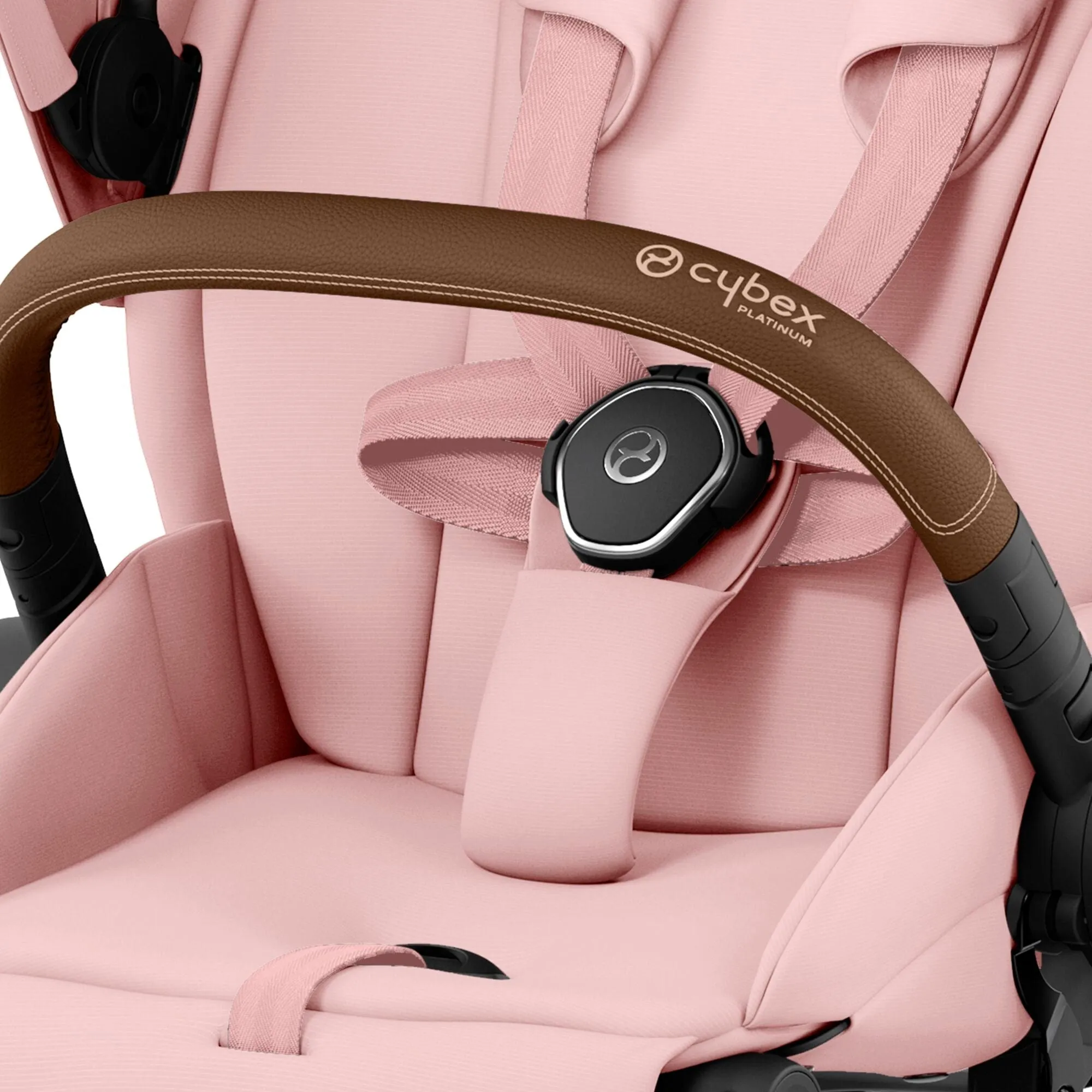 Cybex e-Priam & Lux Cot in Peach Pink