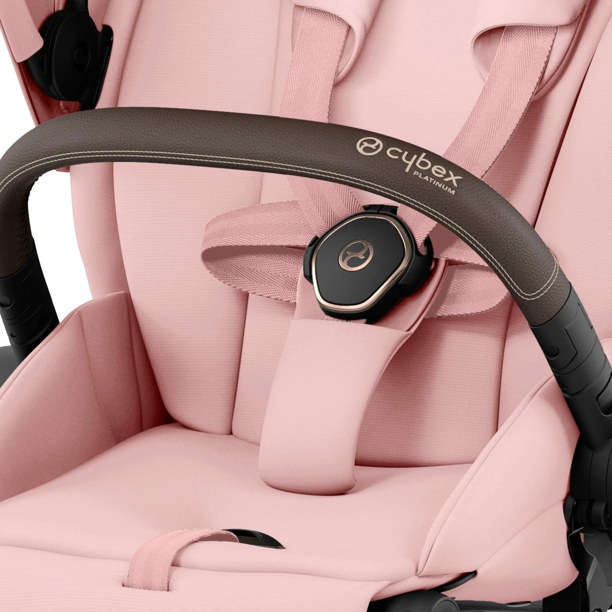 Cybex e-Priam & Lux Cot in Peach Pink