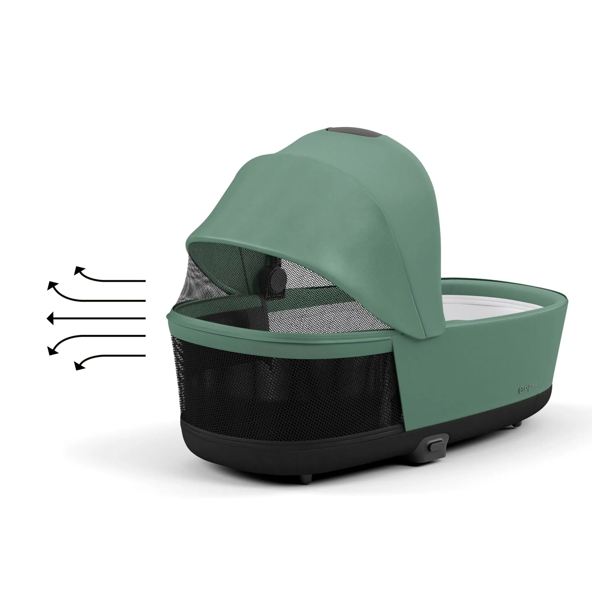 Cybex e-Priam Travel System With Cloud T in Leaf Green