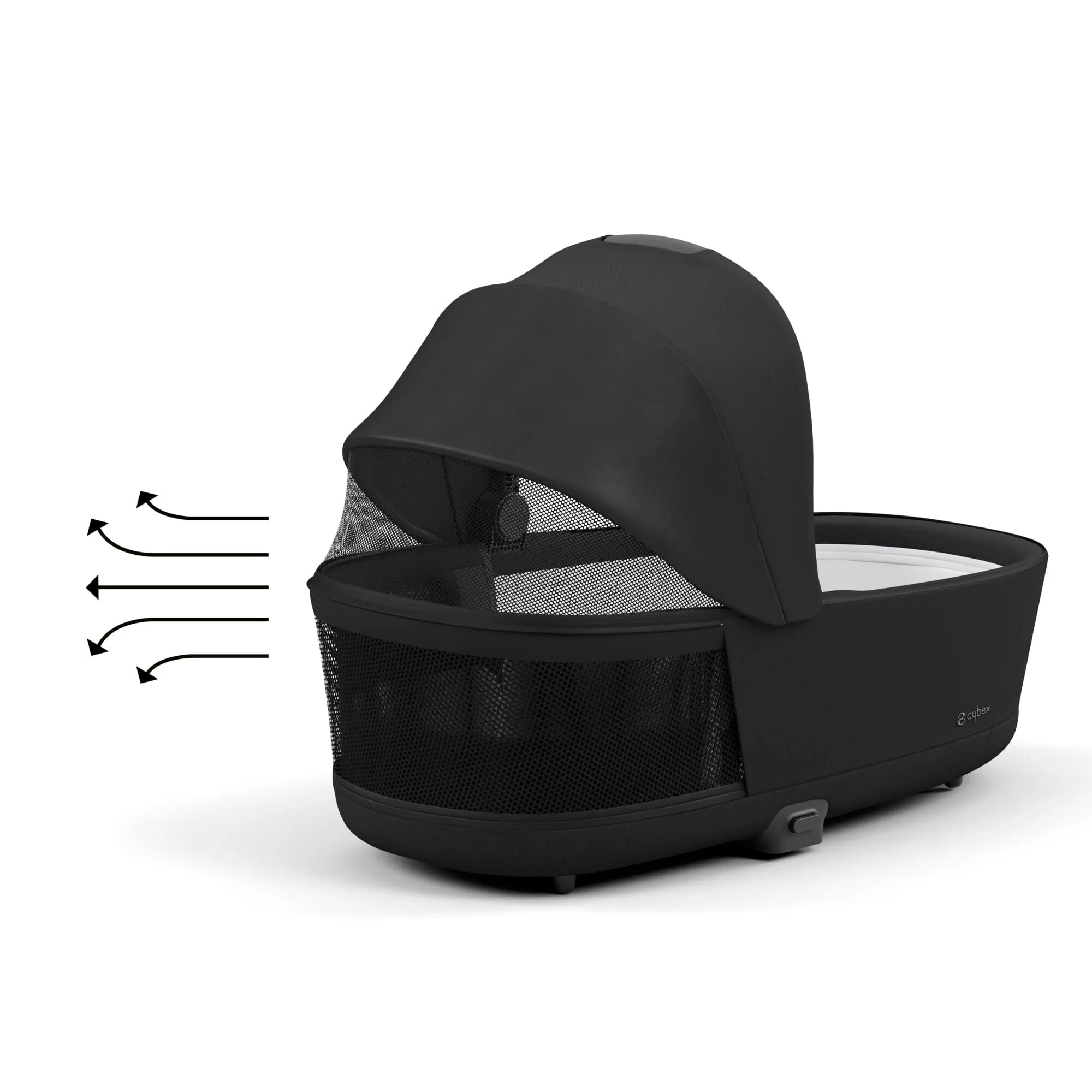 Cybex e-Priam Travel System With Cloud T in Sepia Black