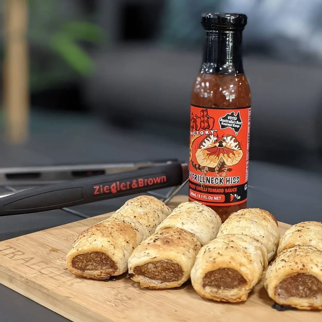 Damaged: The Chilli Factory | Fiery Frillneck Hiss Hot Smokey Chilli Tomato Sauce
