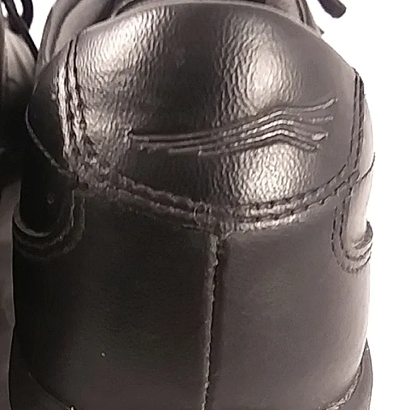 Dansko Women's Emma Leather Lace Up Comfort Sneaker Black Slip Resistant size 39