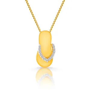 DIAMOND FLIP FLOP SLIPPER PENDANT