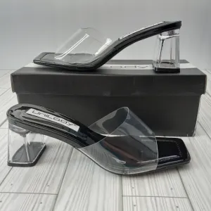 Dolls Kill X Unilady Lucite Clear Block Heels
