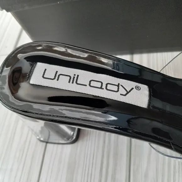 Dolls Kill X Unilady Lucite Clear Block Heels