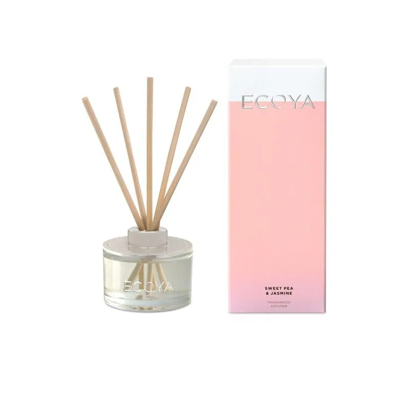 ECOYA - Mini Reed Diffuser 50ml - Sweet Pea & Jasmine