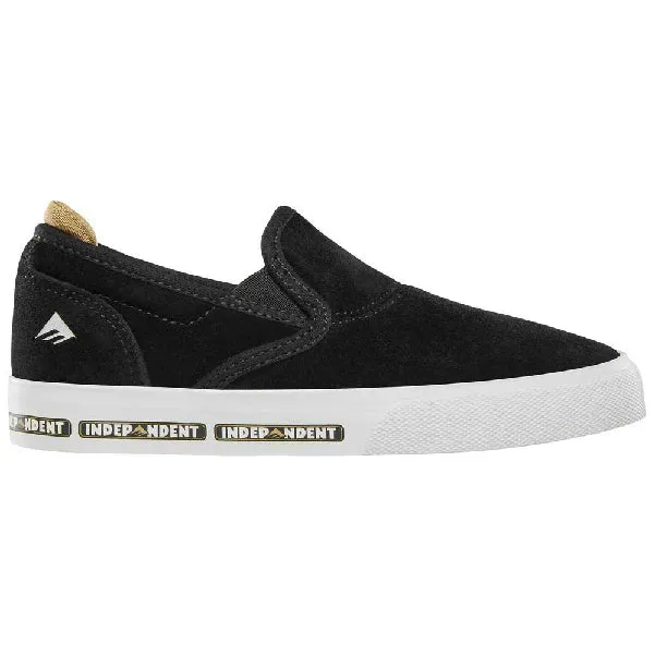 Emerica Kids Slip-on Youth X Independent Black