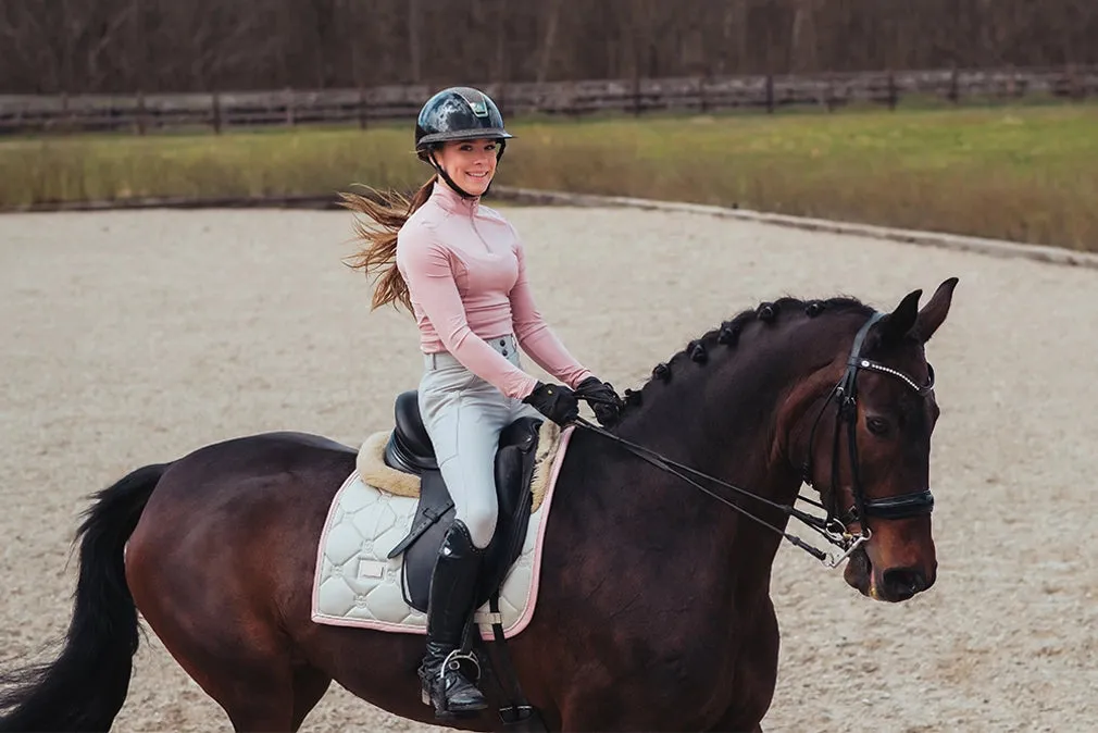 Equestrian Stockholm Dressage Pad Desert Rose