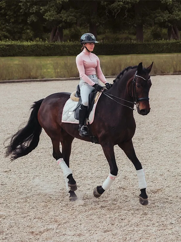 Equestrian Stockholm Dressage Pad Desert Rose