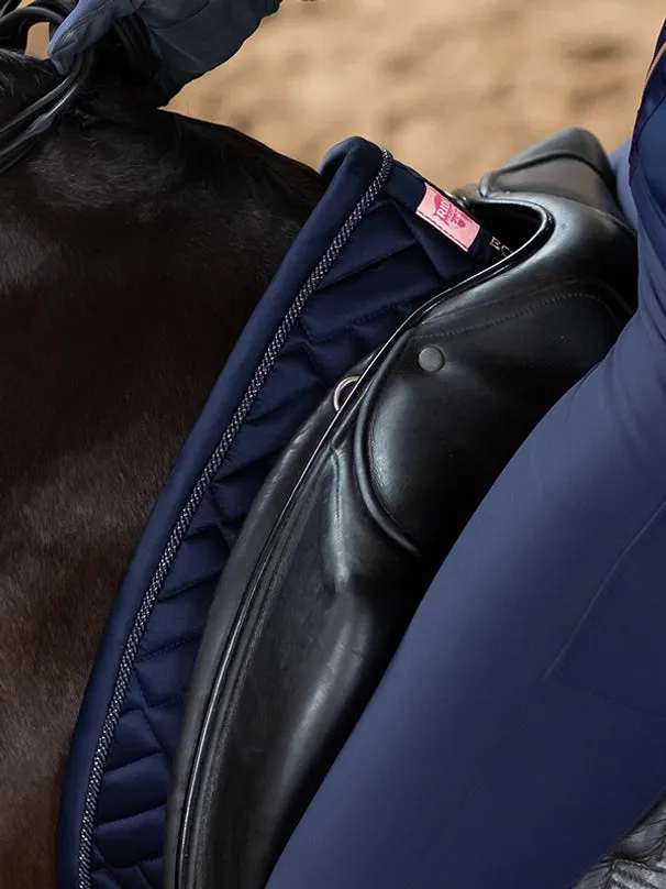 Equestrian Stockholm Dressage Pad Modern Lagoon Blush