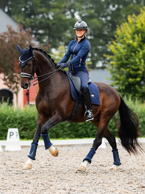 Equestrian Stockholm Dressage Pad Modern Lagoon Blush