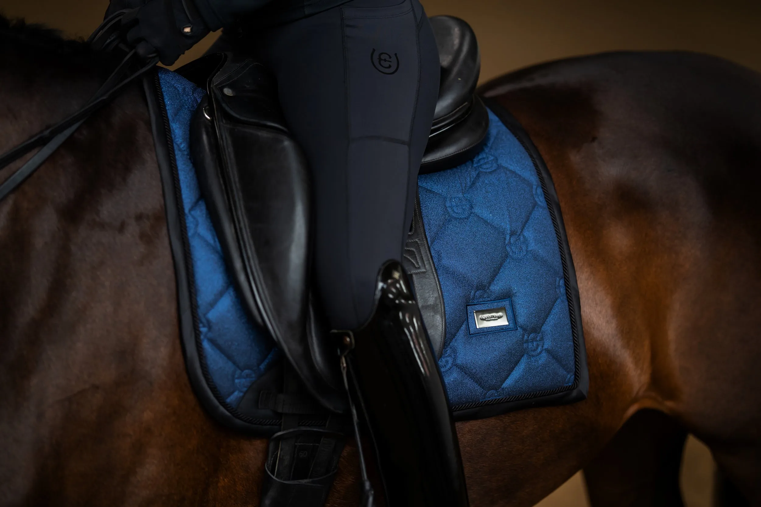 Equestrian Stockholm Polar night glimmer Dressage saddlepad