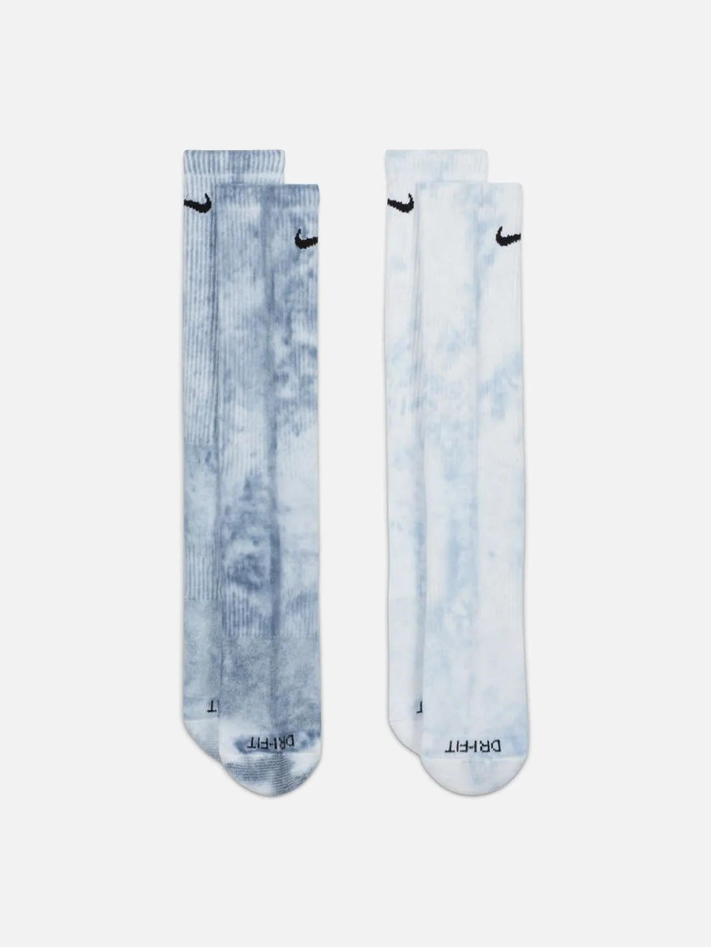 Everyday Plus Cushioned Tie-Dye Crew Socks 2-Pack