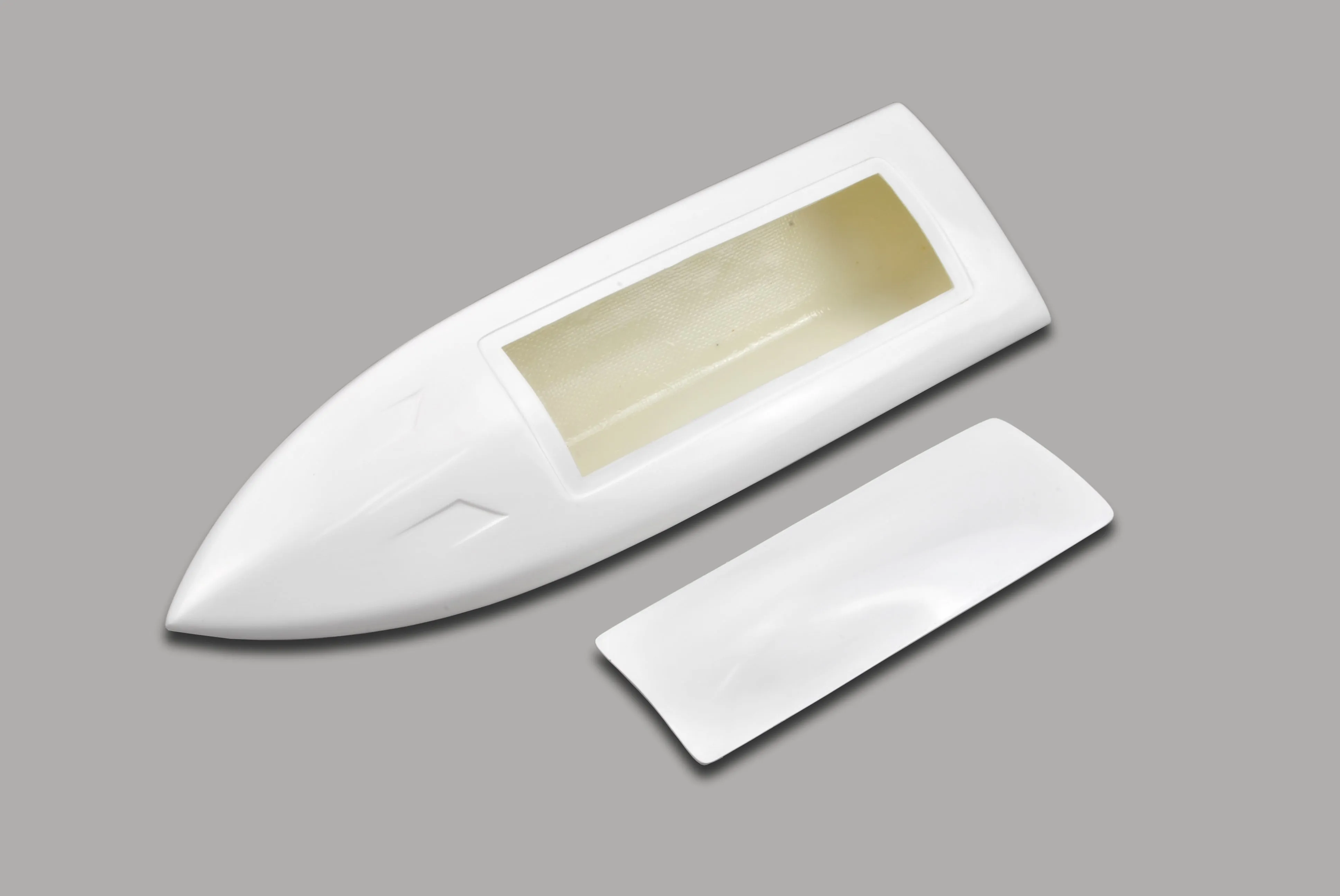Fiber Glass Made  Mini Boat Hull & Plastic Turbo Jet Unit  for making RC Jet Boat