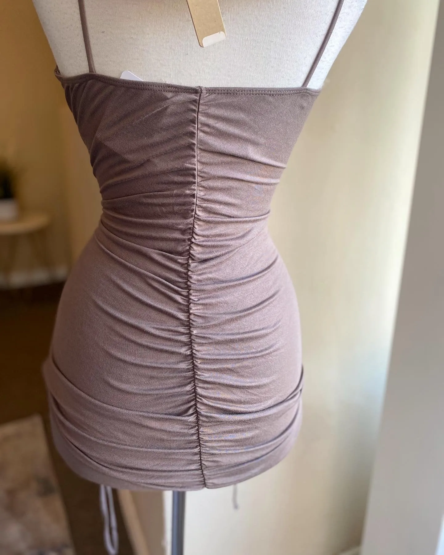 Fitted Rouge Mini Dress FINAL SALE