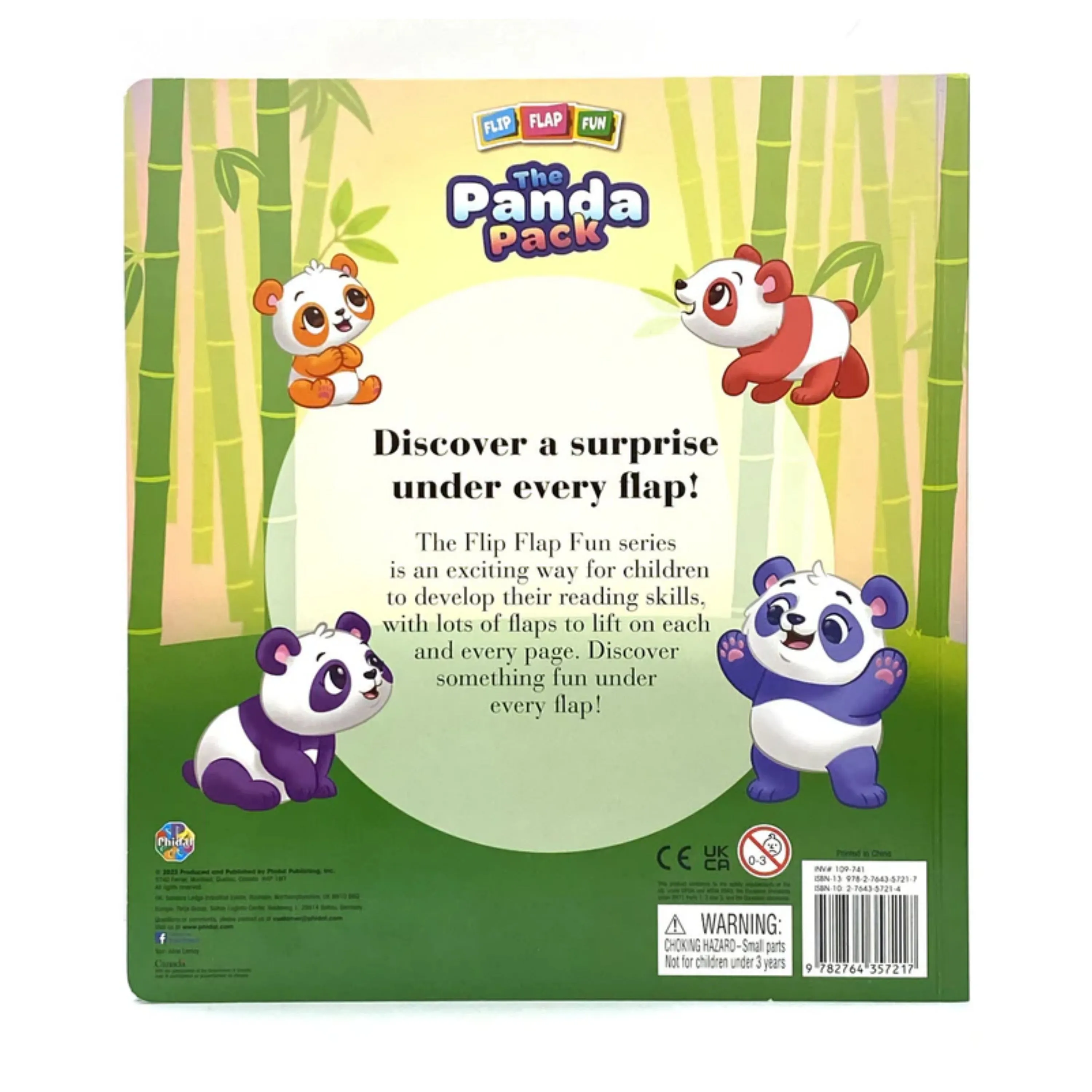 Flip Flap Book Pandas