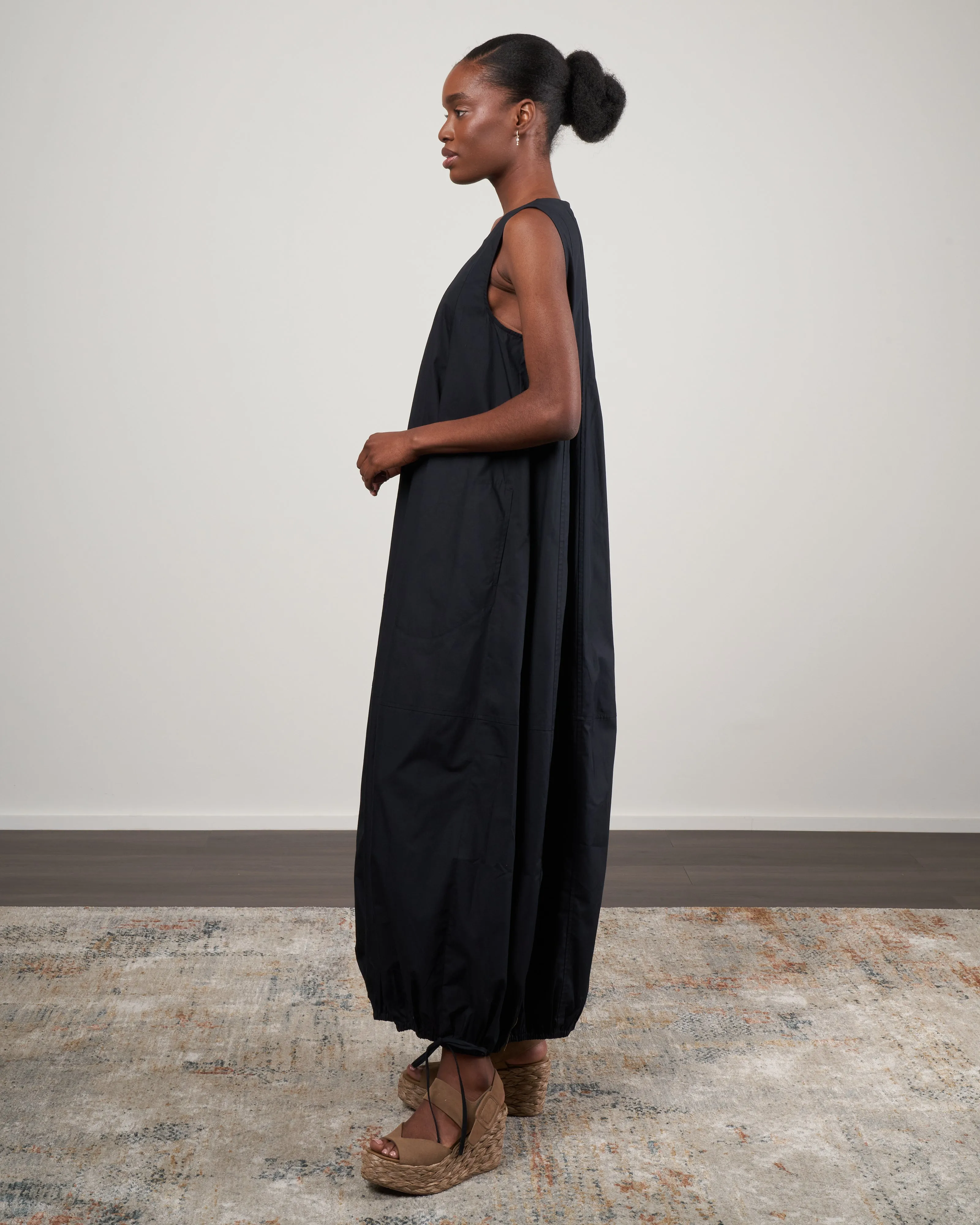 frankie tank dress - black