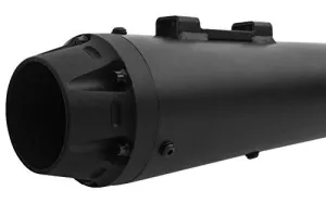 Freedom HD00626 Exhaust (American Outlaw Slip-On 4.5 In Pitch Black)